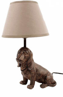Статуэтка-лампа с собачкой 